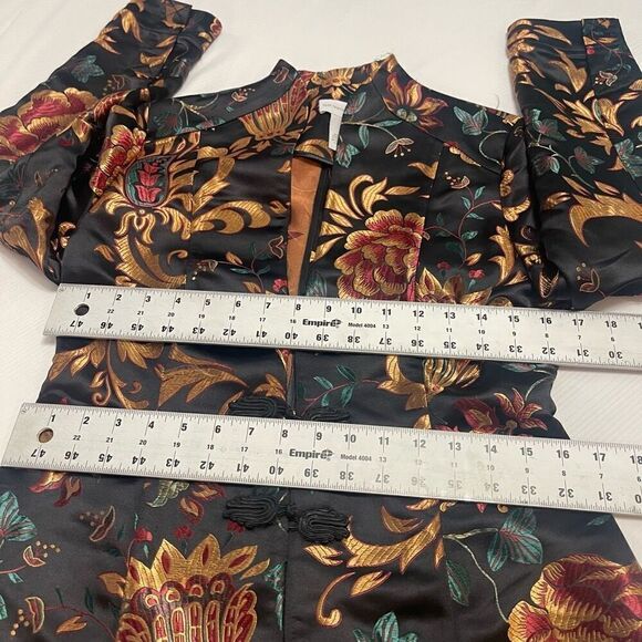 Soft Surroundings Moon Dynasty Woven Jacquard Jacket Size XS - Picture 3 of 9